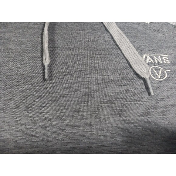 Vans Off The Wall Tee Hoodie Sweatshirt Men's XXL Two Tone Black/Gray NWT - Picture 12 of 14